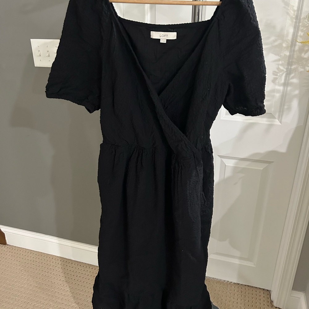 LOFT Black Maxi dress